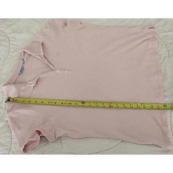 Izod 5-Button Polo with IZ Logo in Fresh Pink, sz Medium - Picture 6 of 9